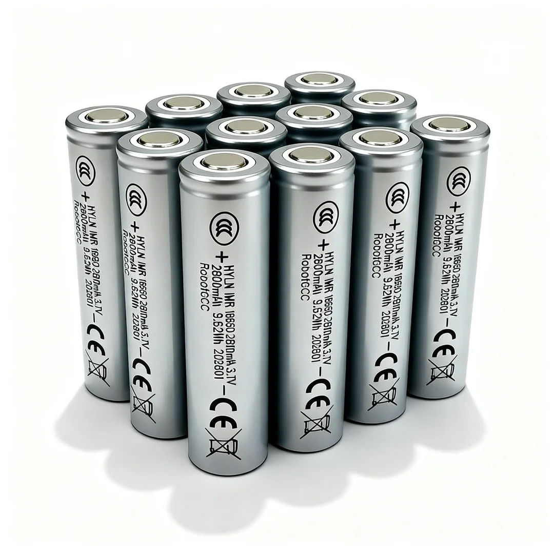 Rechargeable 18650 & 21700 Batteries for Robotics, Arduino, IoT and DIY Projects بطاريات قابلة لإعادة الشحن 18650 و21700 للروبوتات وأردوينو وإنترنت الأشياء ومشاريع DIY