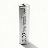 18650 Rechargeable Battery 3.7V 2600mAh True Capacity Lithium Ion Battery Button Top Cell Real Tested Capacity for Arduino Robotics IoT Devices LED Flashlight DIY Electronics Stable Power Li-ion Battery Pack