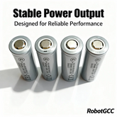 18650 Flat Top Rechargeable Li-ion Battery 3.7V 2600mAh Each (4 Pack) | IMR Lithium Ion Cells for Battery Packs, Robotics, Flashlights, DIY Electronics & Energy Storage