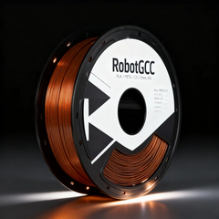 PLA Basic Chocolate Brown 1.75mm 3D Printing Material 1KG, Glossy PLA Filament for FDM 3D Printers, Smooth Extrusion, Easy Print for Decorative Models