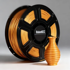 PLA Basic Gold 1.75mm 3D Printing Material 1KG, Metallic PLA Filament for FDM 3D Printers, Easy Print, Smooth Feeding for DIY Decorative Prints