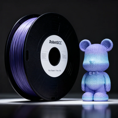 PLA Bubble Purple 1.75mm 3D Printing Material 1KG, Purple PLA Filament for FDM 3D Printers, Smooth Extrusion, Easy Print for Models & Crafts