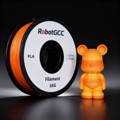 PLA Sunset Orange 1.75mm 3D Printing Material 1KG, Orange PLA Filament for FDM 3D Printers, Smooth Extrusion for DIY Models & Crafts