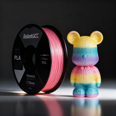 PLA Macaron 1.75mm 3D Printing Material 1KG, Pastel PLA Filament for FDM 3D Printers, Stable Printing for Creative Decorative Models