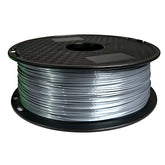 Silver Silk PLA 1.75mm Filament 1KG for 3D Printer, Shiny Metallic PLA Filament, Smooth Surface Finish,