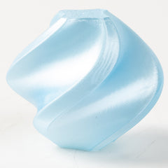 Blue silicone mold on a white background