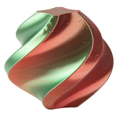 Spool of red 3D printing filament with RobotGCC branding on a white background
