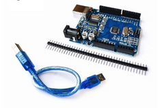 UNO R3 Development Board ATmega328P + 16U2 Dual-Chip | Arduino IDE & C/C++ Compatible | Stable I/O Ports | STEM Education | USB Cable Included