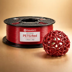 PETG Red 1.75mm 3D Printer Filament 1KG Strong Durable PETG Filament High Impact Resistance