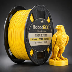 PETG Yellow 1.75mm 3D Printer Filament 1KG Strong Durable PETG Filament High Impact Resistance Waterproof