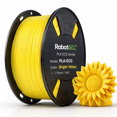 Yellow PLA ECO Filament 1.75mm 1KG 3D Printer Filament, Eco Friendly PLA Material,