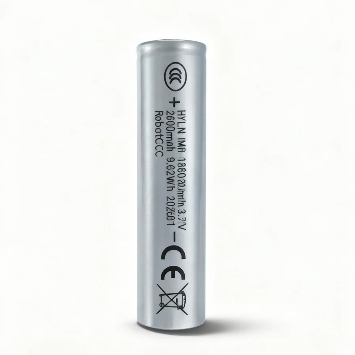 18650 Rechargeable Battery 3.7V 2600mAh True Capacity Lithium Ion Battery Flat Top Cell Real Tested Capacity for Arduino Robotics IoT Devices LED Flashlight DIY Electronics Stable Power Li-ion Battery Pack