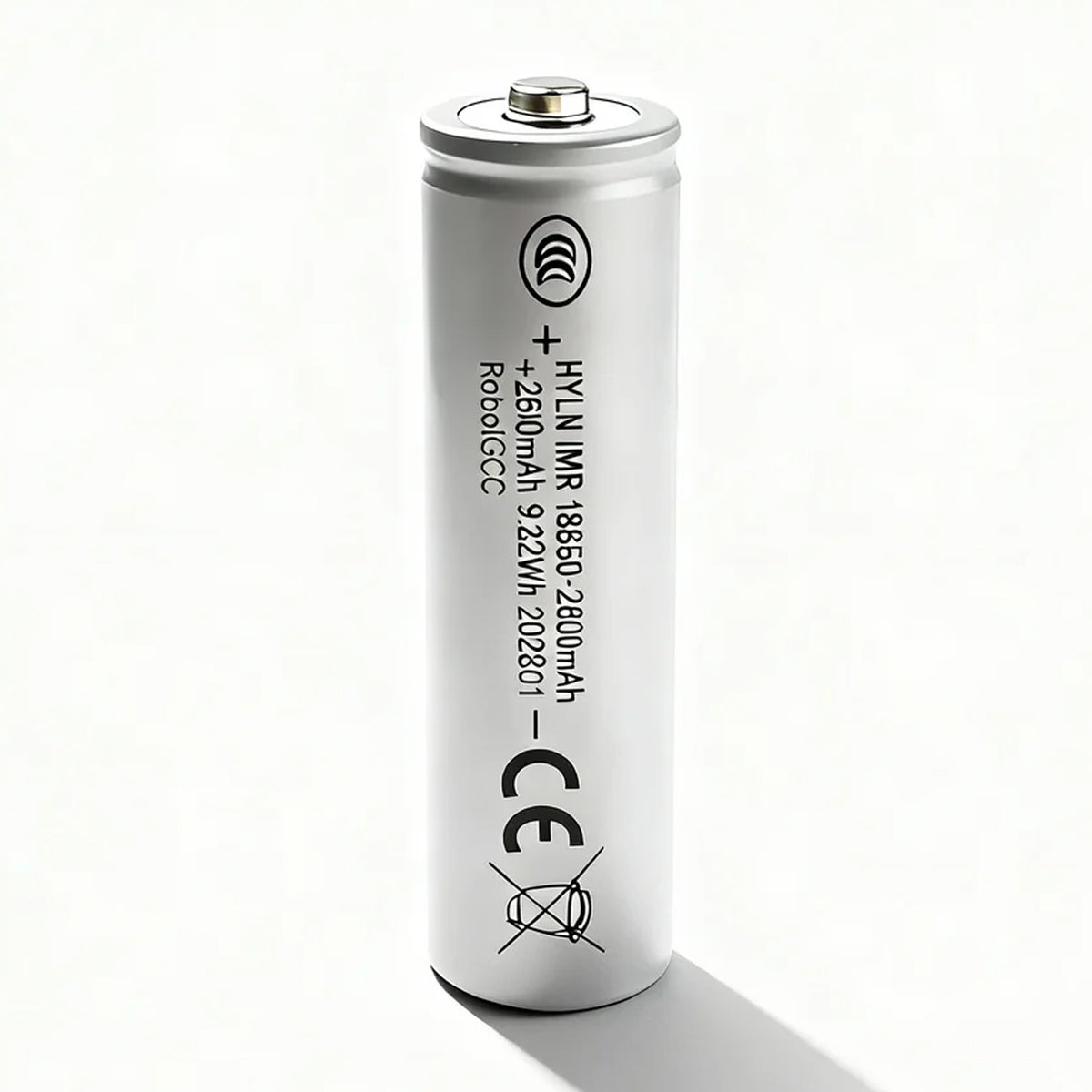 18650 Rechargeable Battery 3.7V 2600mAh True Capacity Lithium Ion Battery Button Top Cell Real Tested Capacity for Arduino Robotics IoT Devices LED Flashlight DIY Electronics Stable Power Li-ion Battery Pack