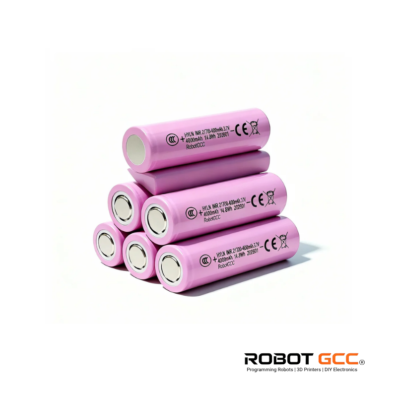 Stack of pink batteries with visible branding on a white background