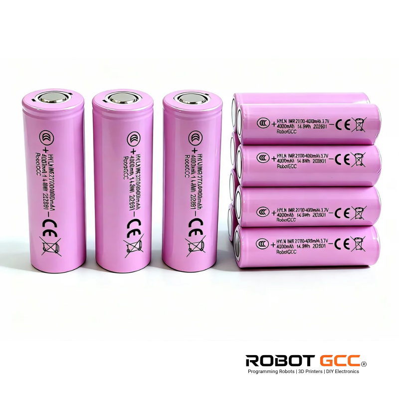 Pink batteries with visible branding on a white background