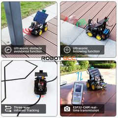 AI Solar Smart Car Experiment Kit