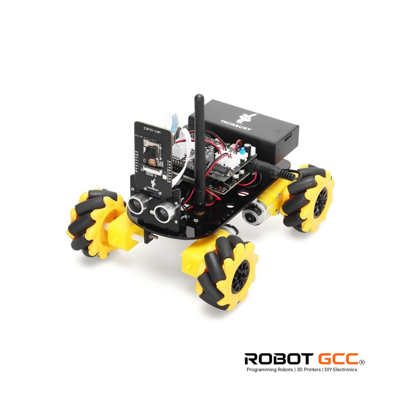 AI Vision Smart Robot Car Kit with Robotic Arm