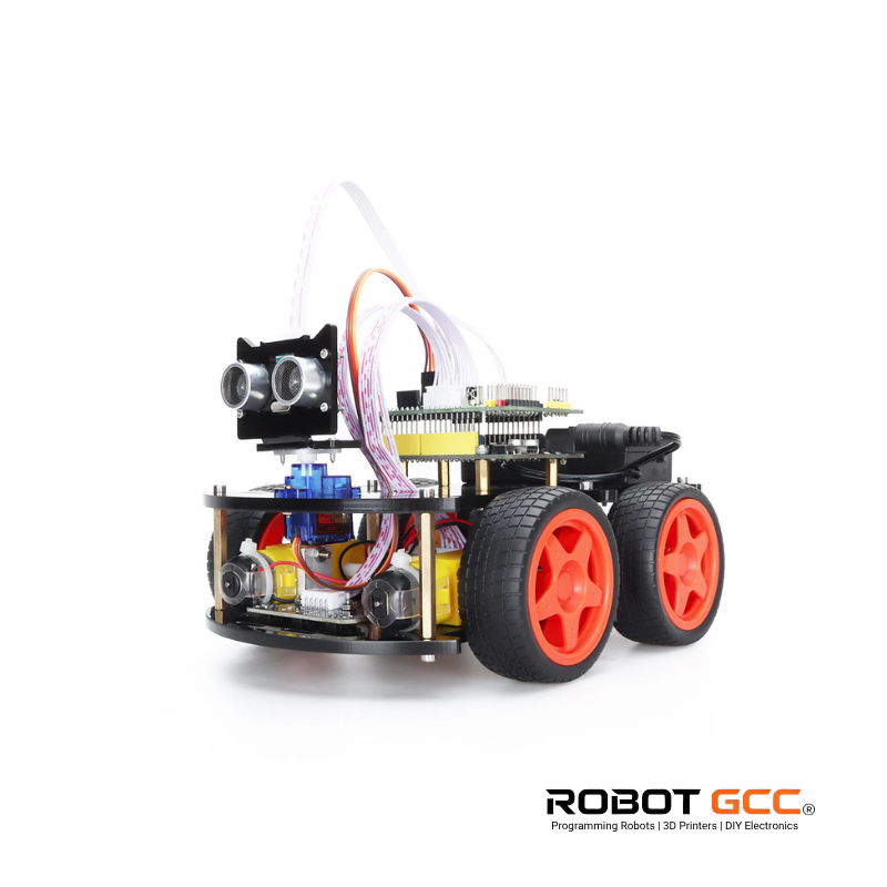 Remote Start Robotics Module Arduino-Compatible 4WD Bluetooth Smart Robot Kit | Ultrasonic ...