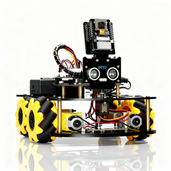 WiFi Vision Programmable Robot – ESP32-CAM HD Streaming, 4-Wheel Mecanum + PID Motion, Open I/O for Sensors & Servos, Designed for Students, Teachers & Makers 8+ – Complete STEM Learning Set