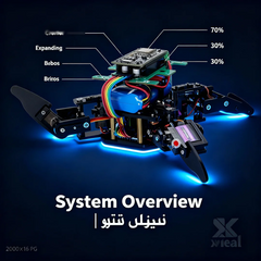 Bionic Quadruped Smart Robot Kit – WiFi Wireless Control + Programmable Learning System | Supports Arduino IDE & Graphical Coding | STEM Maker Education Platform