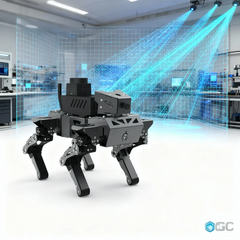 ROS SLAM Corgi Robot Platform – LiDAR, Camera, IMU, ESP32 Control | Real-Time Mapping & Navigation | ROS1/ROS2, Python, C++ Compatible | Wi-Fi Control, RViz, Gazebo | Ideal for AI, SLAM, STEM Robotics Education