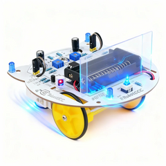 STEM Coding Robot Cat | Programmable Smart Robot for Kids | Line Tracking & Obstacle Avoidance | Bluetooth Control with Scratch & Python | Educational Robotics Kit for Schools & Makers | Interactive Toy with Sensors, LED Display & AI Learning