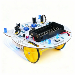 STEM Coding Robot Cat | Programmable Smart Robot for Kids | Line Tracking & Obstacle Avoidance | Bluetooth Control with Scratch & Python | Educational Robotics Kit for Schools & Makers | Interactive Toy with Sensors, LED Display & AI Learning