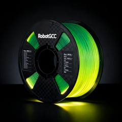 Light Change PLA Filament Fluorescent Yellow to Green 1.75mm 1KG 3D Printer Filament