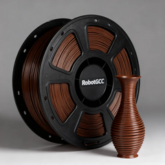 PLA Basic Coffee Brown 1.75mm 3D Printing Material 1KG, Smooth PLA Filament for FDM 3D Printers, Low Warping, Stable Diameter, Easy Print for DIY Models