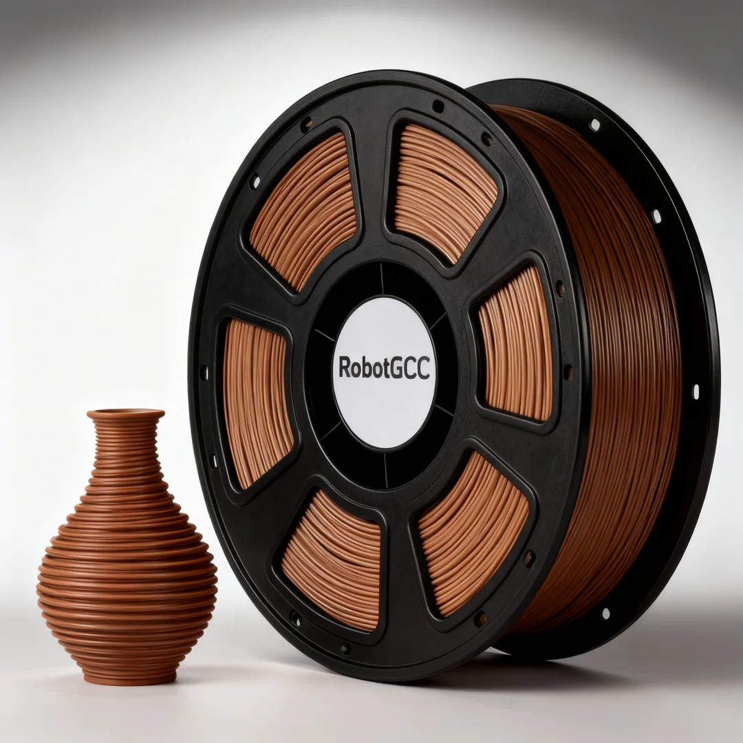 PLA Basic Brown 1.75mm 3D Printing Material 1KG, Smooth PLA Filament for FDM 3D Printers, Stable Extrusion, Easy Print Material for Models & Crafts