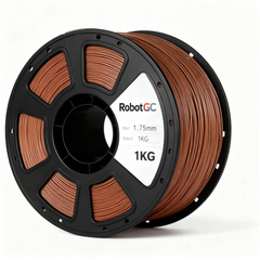 PLA Basic Chocolate Brown 1.75mm 3D Printing Material 1KG, Glossy PLA Filament for FDM 3D Printers, Smooth Extrusion, Easy Print for Decorative Models