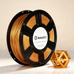 PLA Basic Gold 1.75mm 3D Printing Material 1KG, Metallic PLA Filament for FDM 3D Printers, Easy Print, Smooth Feeding for DIY Decorative Prints