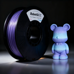 PLA Bubble Purple 1.75mm 3D Printing Material 1KG, Purple PLA Filament for FDM 3D Printers, Smooth Extrusion, Easy Print for Models & Crafts