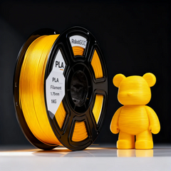 PLA Silk Bright Gold 1.75mm 3D Printing Material 1KG, Silk Gold PLA Filament for FDM 3D Printers, Glossy Metallic Finish for Decorative Prints