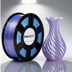 PLA Silk Fantasy Blue Purple 1.75mm 3D Printing Material 1KG, Silk Gradient PLA Filament for FDM 3D Printers, Glossy Decorative Printing