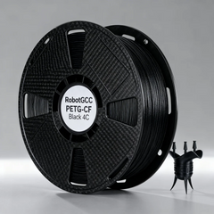 Carbon Fiber PETG Black 1.75mm 3D Printer Filament 1KG Reinforced PETG Filament