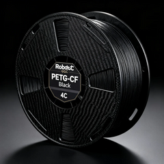 Carbon Fiber PETG Black 1.75mm 3D Printer Filament 1KG Reinforced PETG Filament