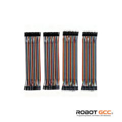 Four multicolored ribbon cables with 'ROBOT GCC' branding on a white background