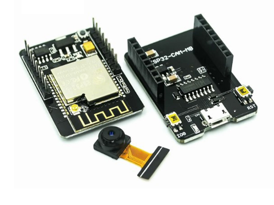 Microcontroller With Camera Module ESP32-CAM AI Camera Development Board | OV2640 Sensor + FTDI Base ...