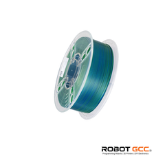 PLA Dual Color Filament 1.75mm Green Yellow Silk