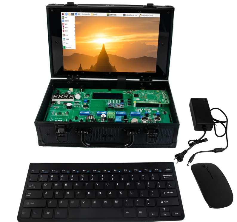 AI Robotics Control Box with Jetson Nano & ROS2 | Central AI Hub for OpenCV, TensorFlow & MoveIt Processing | Multi-Sensor Fusion with LiDAR & IMU | Wi-Fi & Bluetooth AIoT Connectivity for Autonomous Robots | Ideal for STEM & AI Research