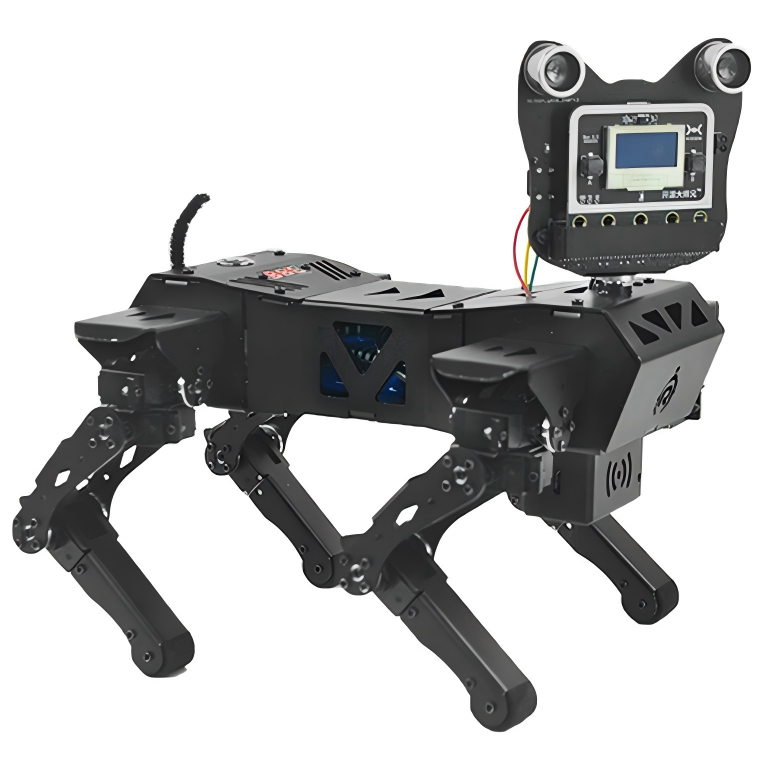 Quadruped Bionic Robot Dog | Arduino & ESP32 Dual-Controller Robot with Metal-Gear Servos, IMU Balance & Wi-Fi Control | Programmable Motion & Gait Learning | STEM Educational Platform for AI, Robotics & Mechatronics Projects | Modular Design