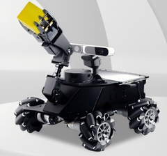 AI ROS2 Mecanum Wheel Robot with Jetson Nano & MoveIt Motion Planning | Smart AI Vision STEM Platform for Education & Research | Supports OpenCV, TensorFlow & SLAM for Autonomous Navigation | Wi-Fi Connectivity with IMU & LiDAR Sensors