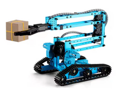 Alloy Robotic Arm Smart Mecha Car | Independent Servo Control + Omnidirectional & Tracked Drive Options | 360° Rotation | High-Strength Aluminum Frame | 2.4GHz Remote | Smart Grabbing & STEM Educational Robot Kit for Kids & Adults