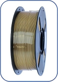 Silk PLA Filament Gold 1.75mm 1KG 3D Printer Filament, Metallic Matte Gold PLA Material