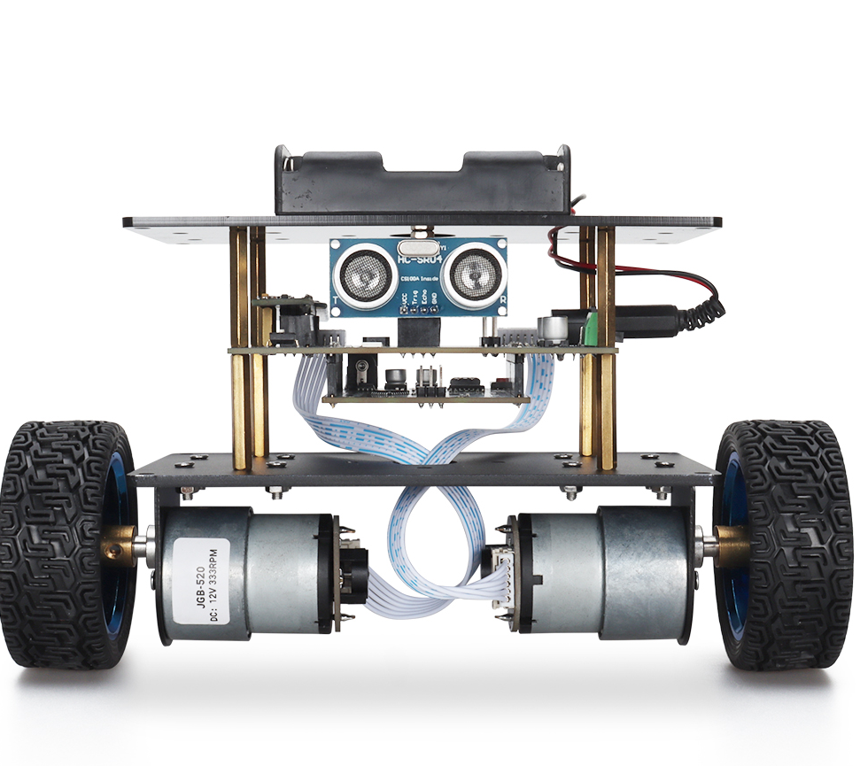 Ultrasonic Obstacle Avoidance Self Balancing Robot Kit｜Two-Wheel Smart Robot Car｜Dynamic Balance Control｜Robotics Learning and Engineering Practice Platform