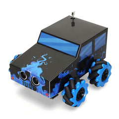 Smart Obstacle Avoidance Robot Car Kit | Raspberry Pi Pico Programmable STEM Platform | 4-Wheel Mecanum Omni-Directional Drive | Ultrasonic Sensor Navigation | DIY Educational Robotics Coding Project for Students & Makers | Arduino-Compatible Expansion