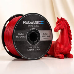 PETG Red 1.75mm 3D Printer Filament 1KG Strong Durable PETG Filament High Impact Resistance