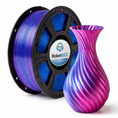 PLA Silk Red Blue Dual Color 1.75mm 3D Printing Material 1KG