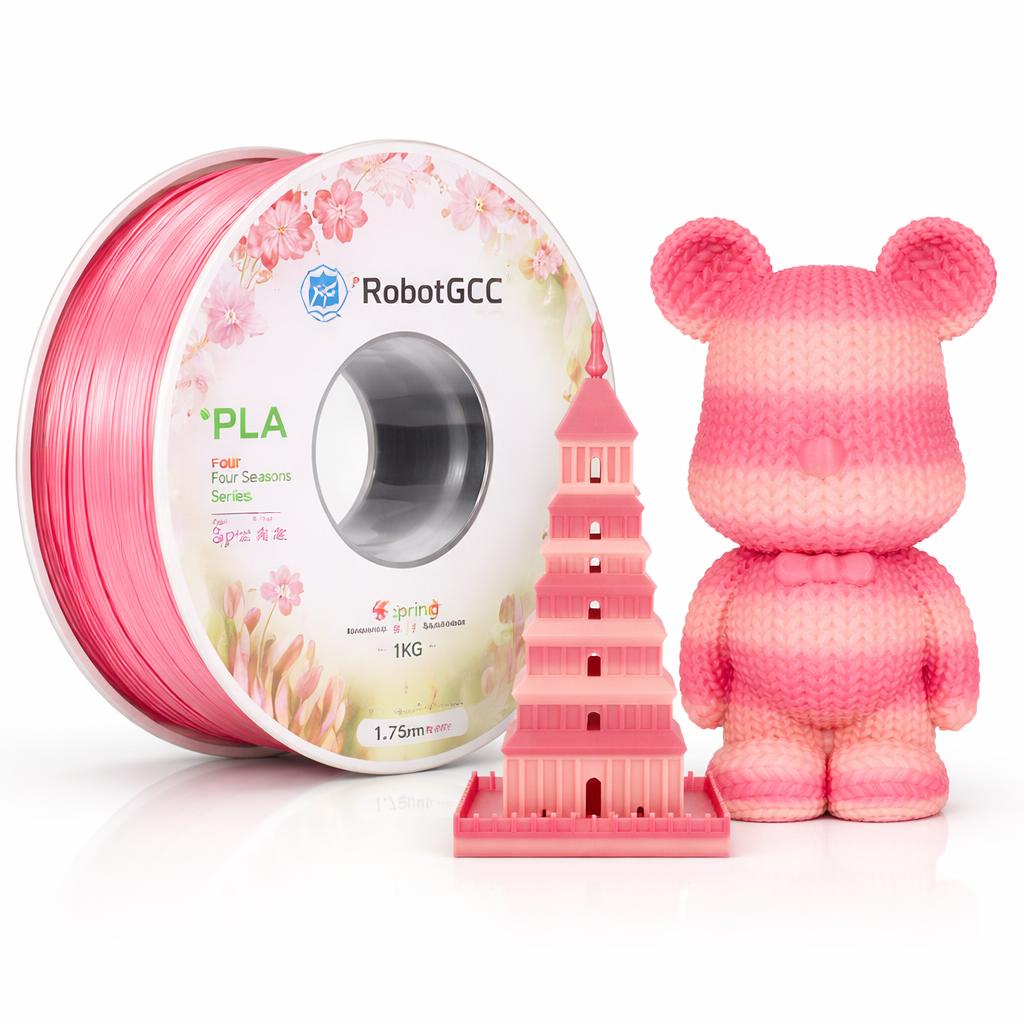 PLA Four Seasons Spring 3D Filament 1.75mm 3D Printing Material 1KG